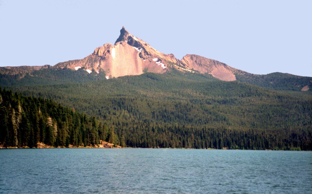 Mount Thielsen above Diamond Lake