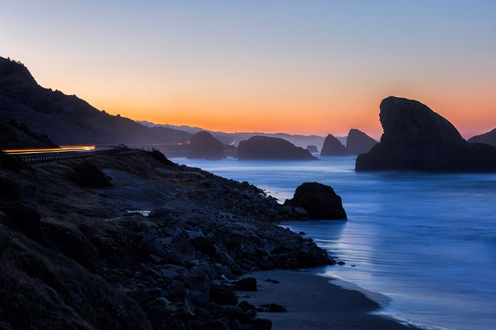 Meyers Beach, near boardman state scenic corridor