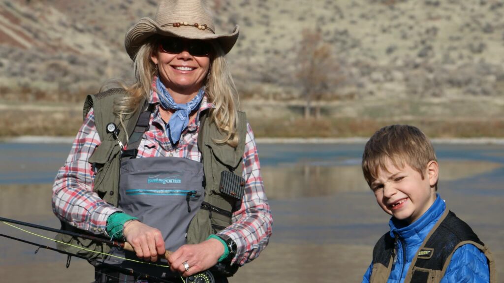 family fishing