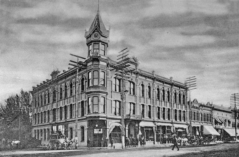 baker city history, geyser grand