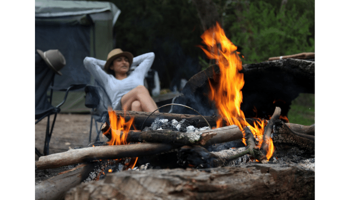campfire, relaxing