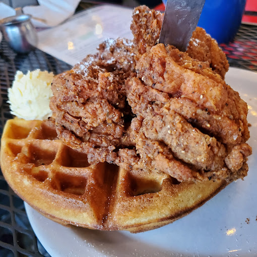 chicken and waffles