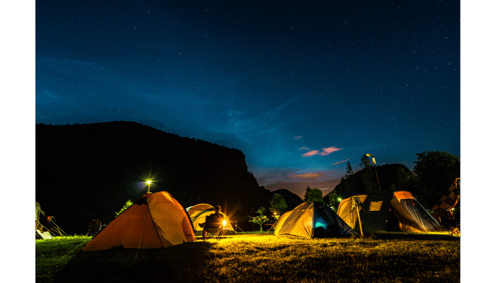 camping, night, oregon, PNW