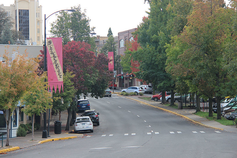 Downtown Ashland Oregon.