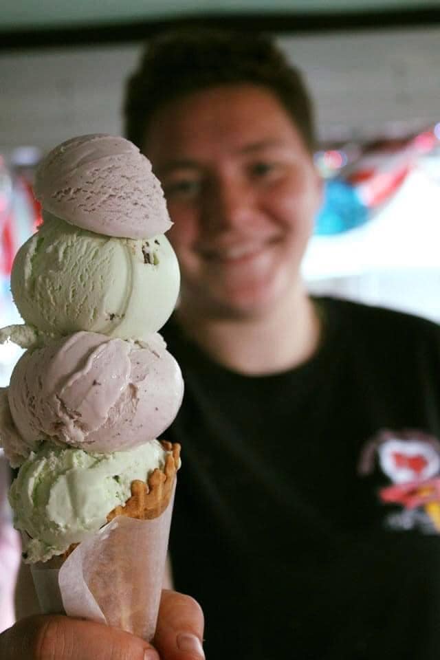 Four scoops!