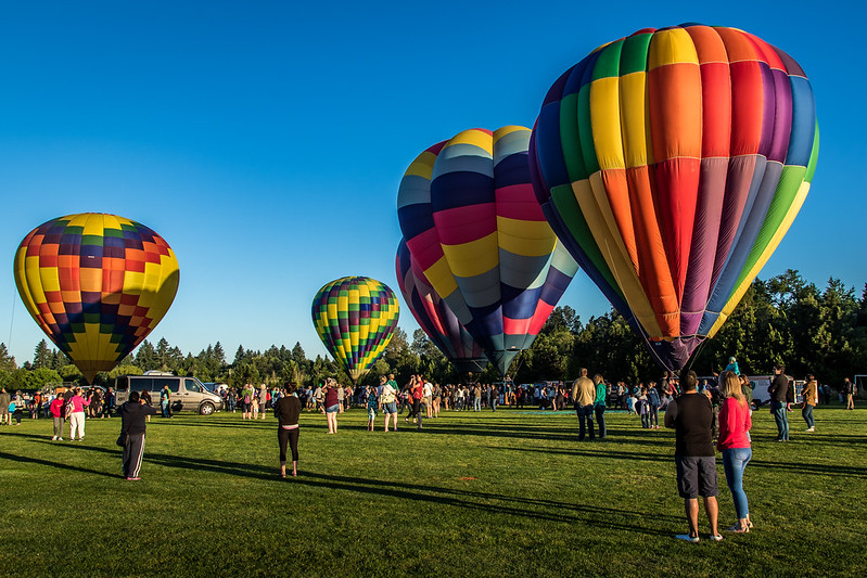 tigard festival of balloons, oregon