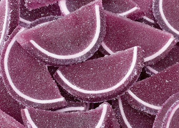 Grape fruit slices.