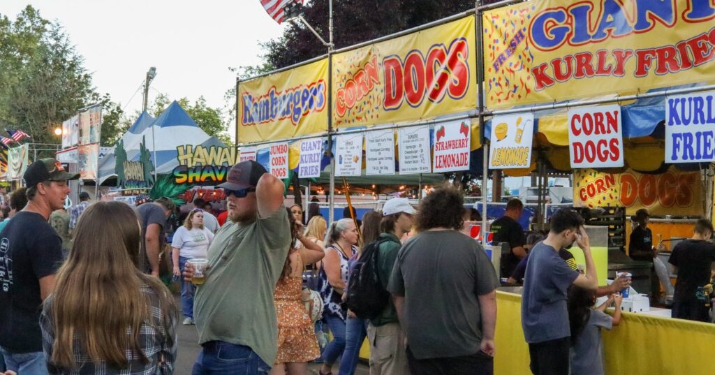 A hot dog stand.