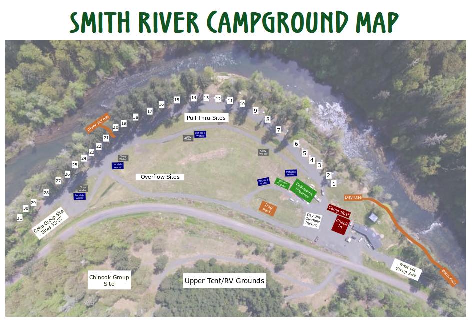 smith river, oregon, swimming holes, recreation, fishing, nature, smith river campground map