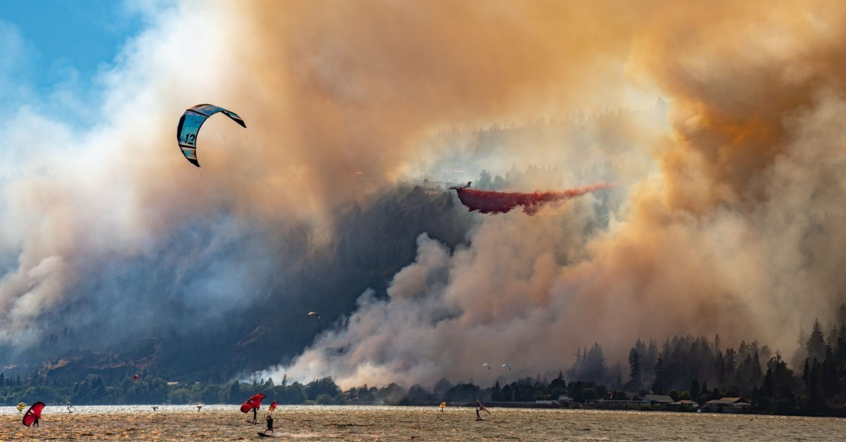 Raging Tunnel Five Fire in Columbia River Claims Numerous Buildings