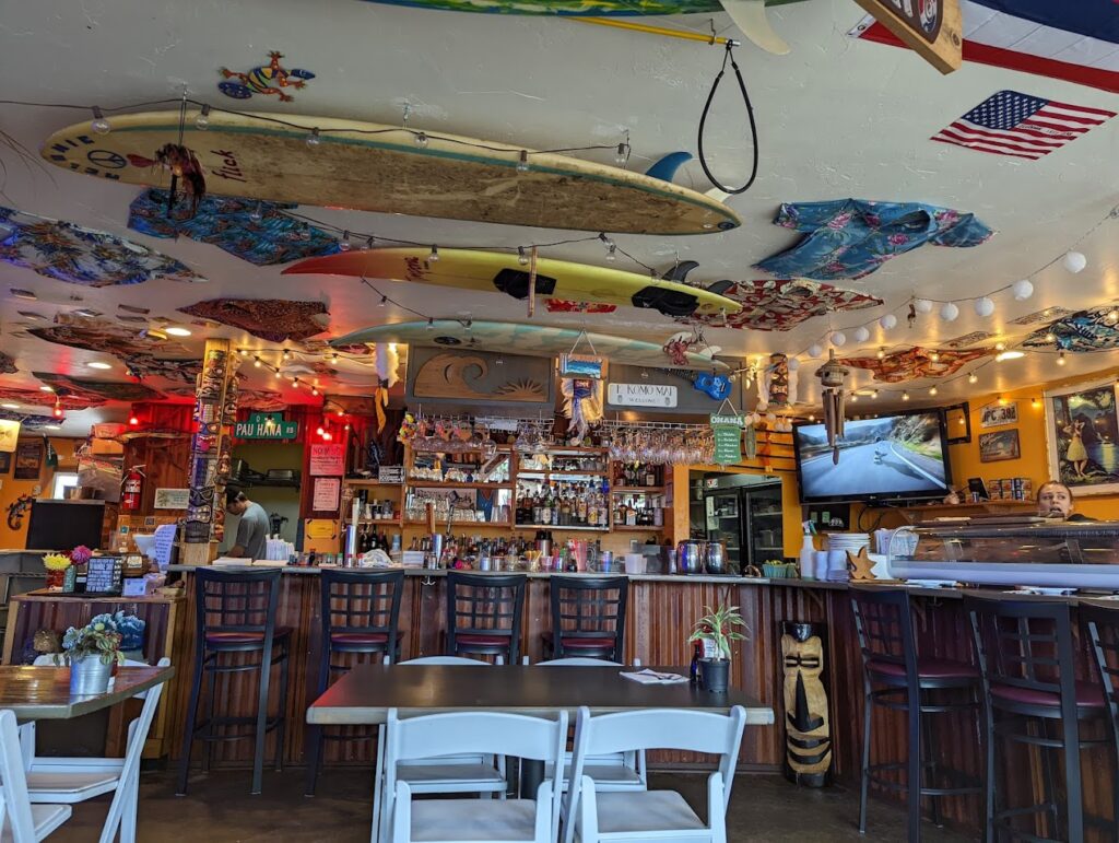 surfboard ceiling