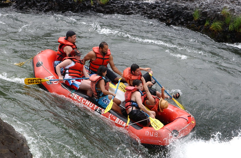 Whitewater rafting