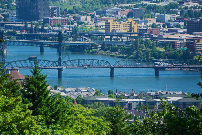 Willamette River through Portland