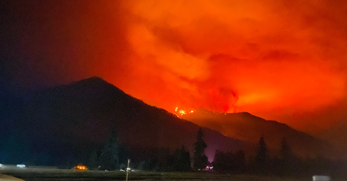 Lookout Fire in Lane County Expands to 1,200 Acres; Level 3 Evacuations