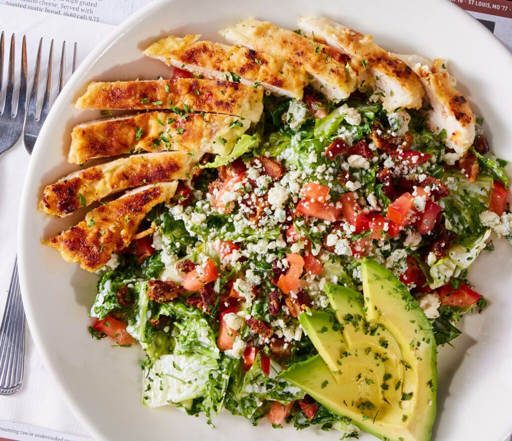 BLT Salad With Chicken.