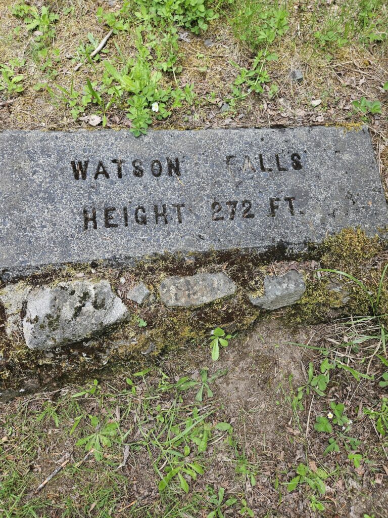 Watson falls stone