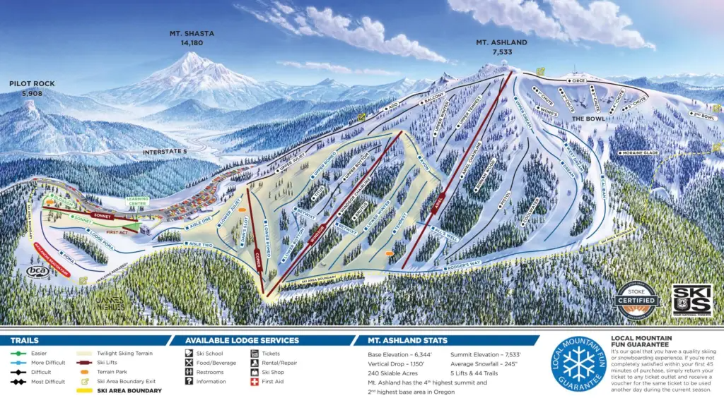 mt ashland, oregon, skiing, news, 2023, southern oregon, cascade mountains