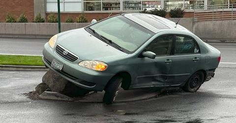 Rock in Bend Wrecks 6 Cars in a Month, Gets Its Own Page on Facebook