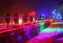 cosmic tubing at mt hood skibowl