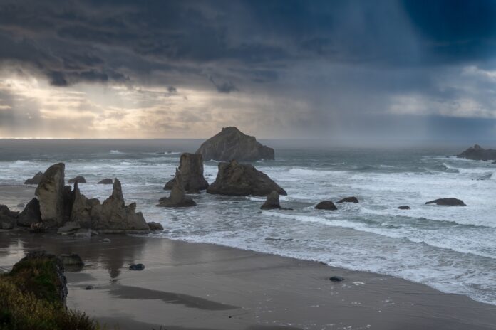 oregon coast storm