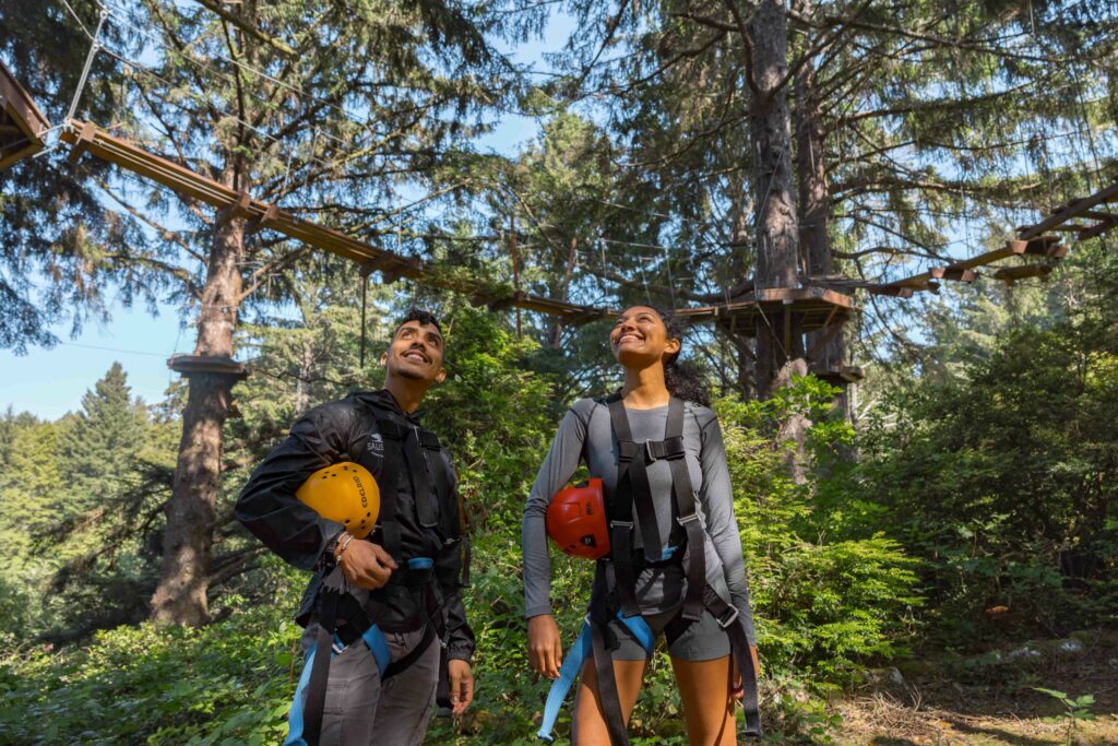 salishan aerial adventure park, new ziplines, 2023, 2024, the adventure collective, family fun, lincoln city, oregon coast, things to do