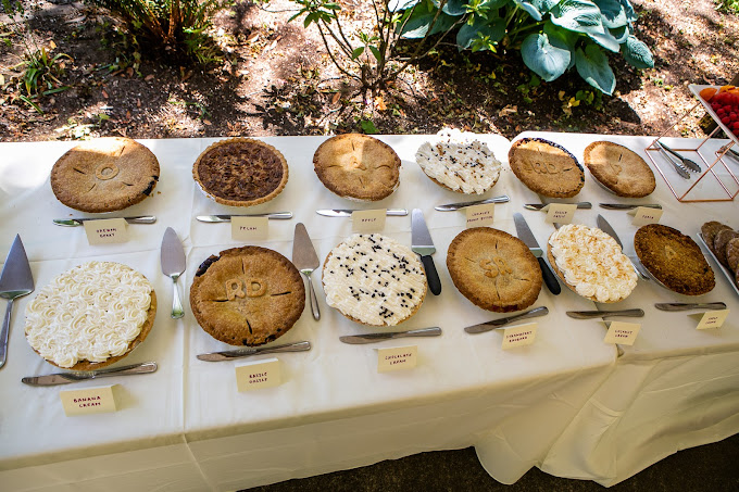 pie selection at blue raeven
