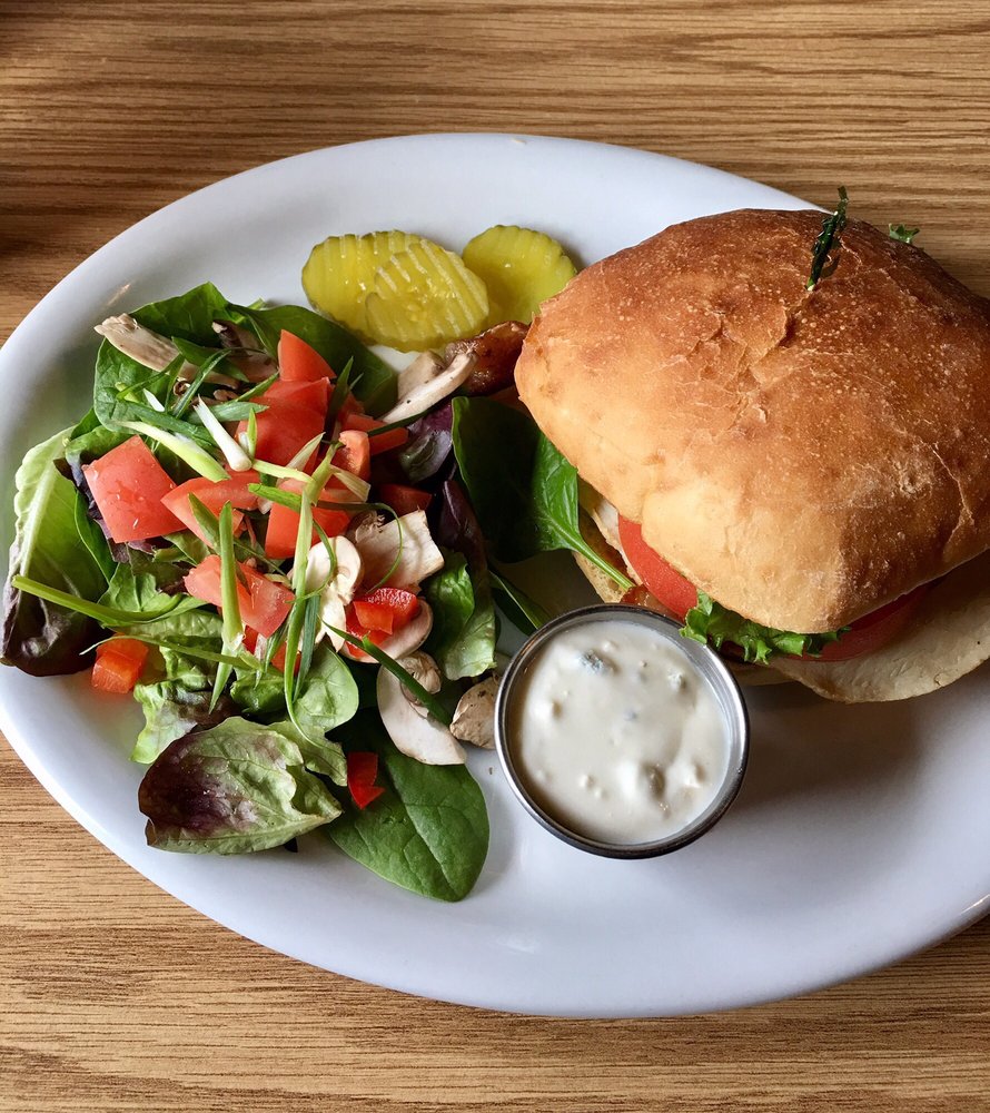 A club sandwich at Patty's Off Center Cafe in Salem, Oregon.