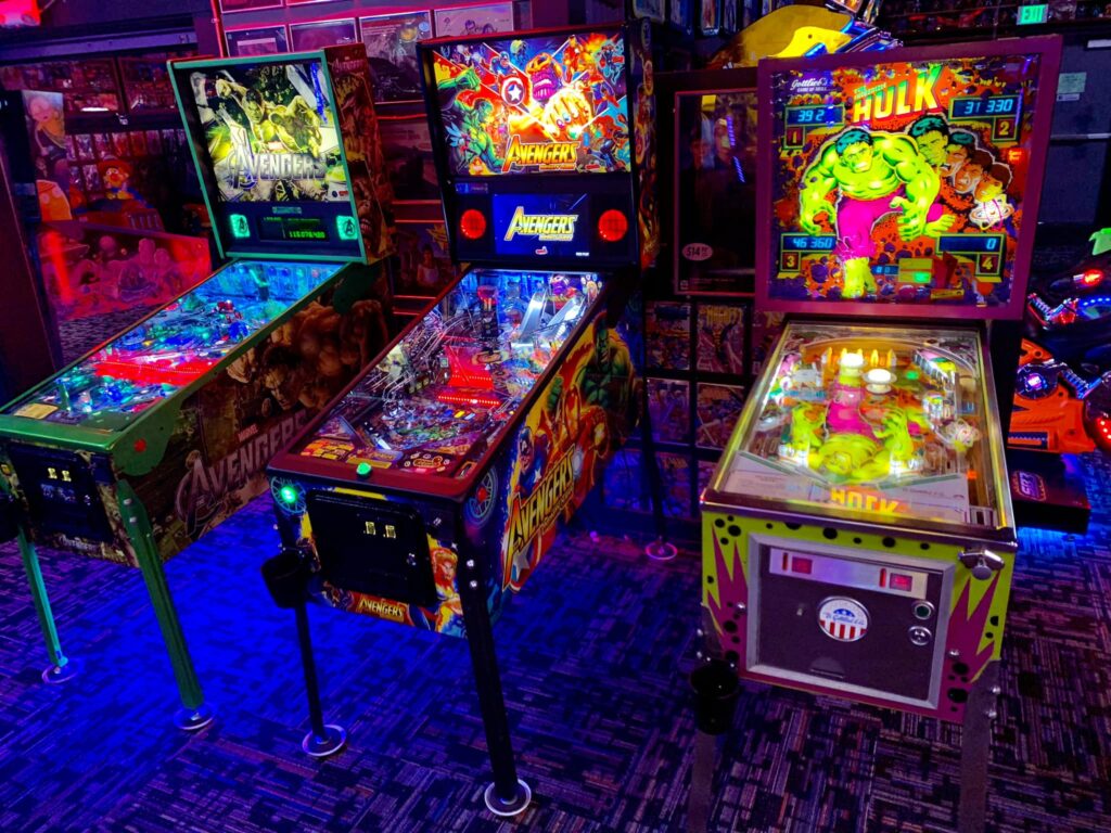 475+ games on Free Play, Next Level Pinball Museum