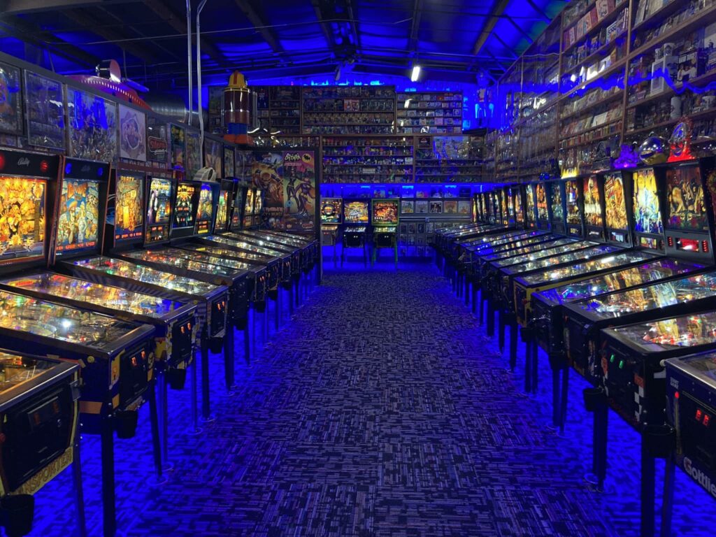 475+ games on Free Play, Next Level Pinball Museum