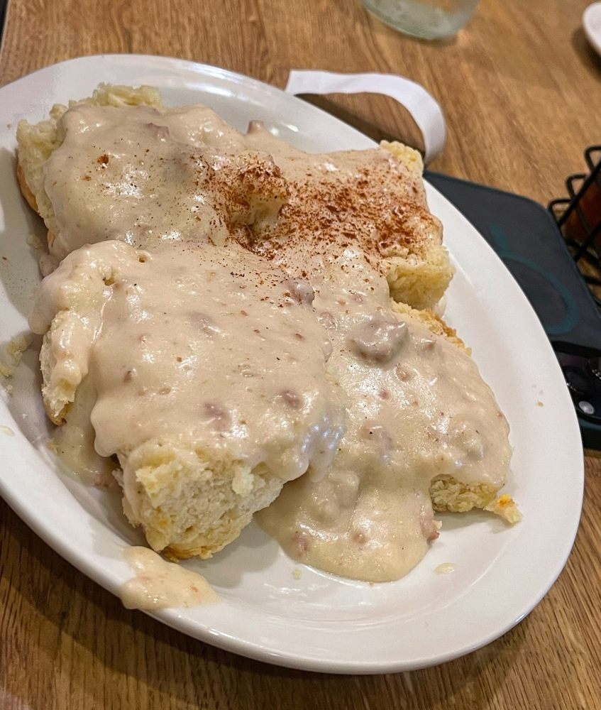 Biscuits and gravy.