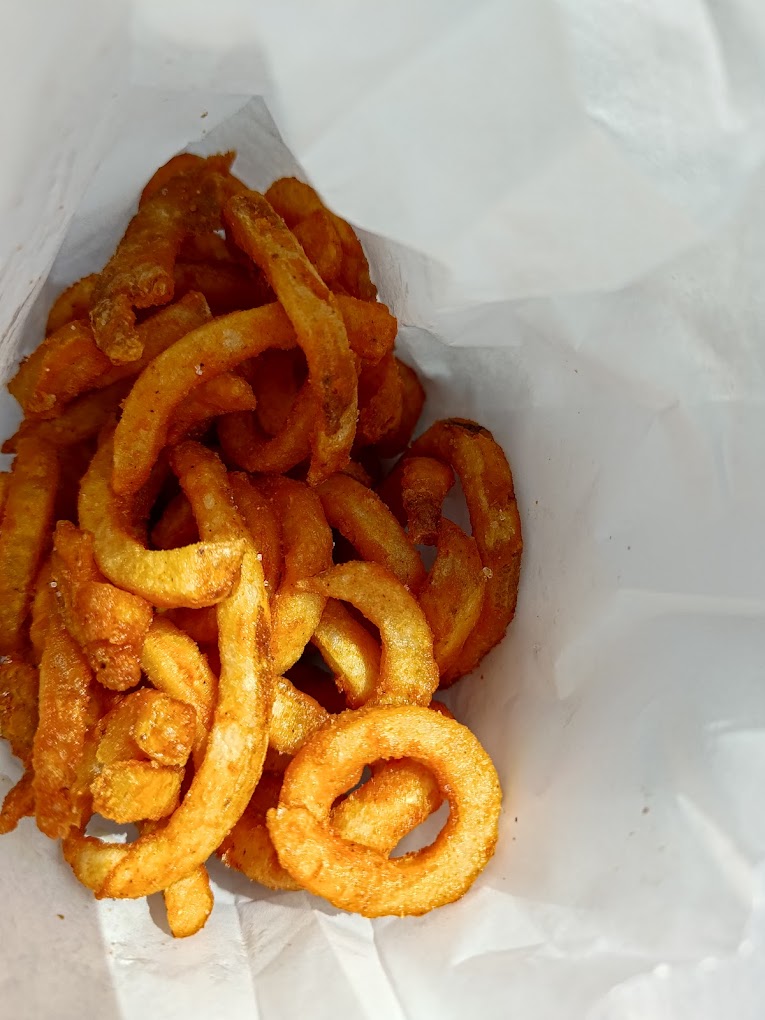 Curly fries.