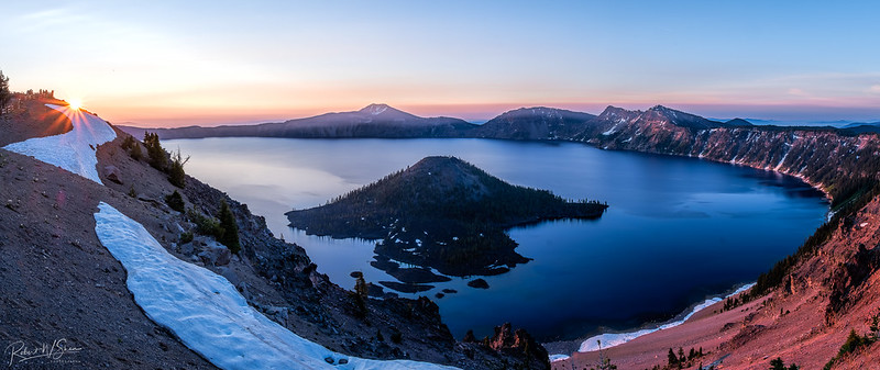 Crater Lake Sunrise.