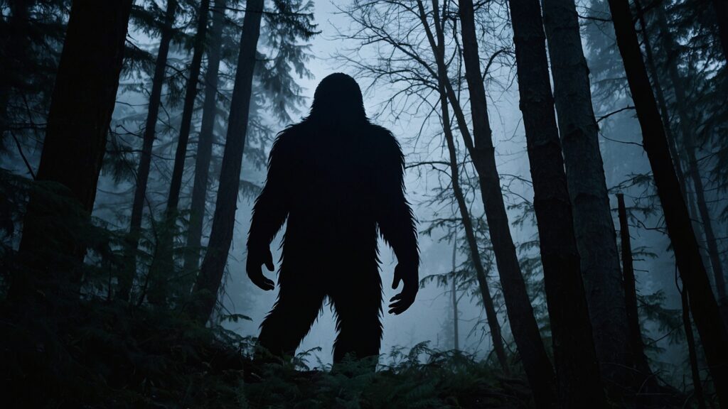 An AI generated image of what bigfoot might look like according to reports.