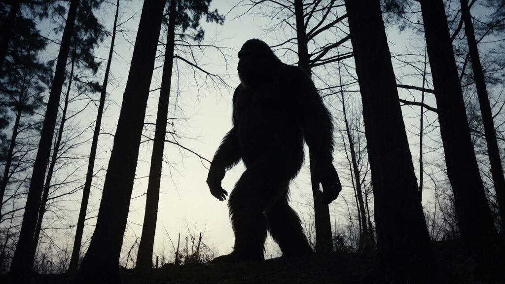 An AI generated image of what bigfoot might look like according to reports.