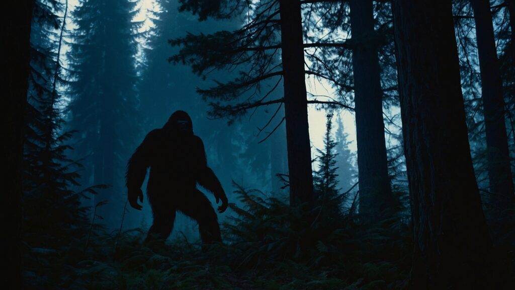 An AI generated image of what bigfoot might look like according to reports.