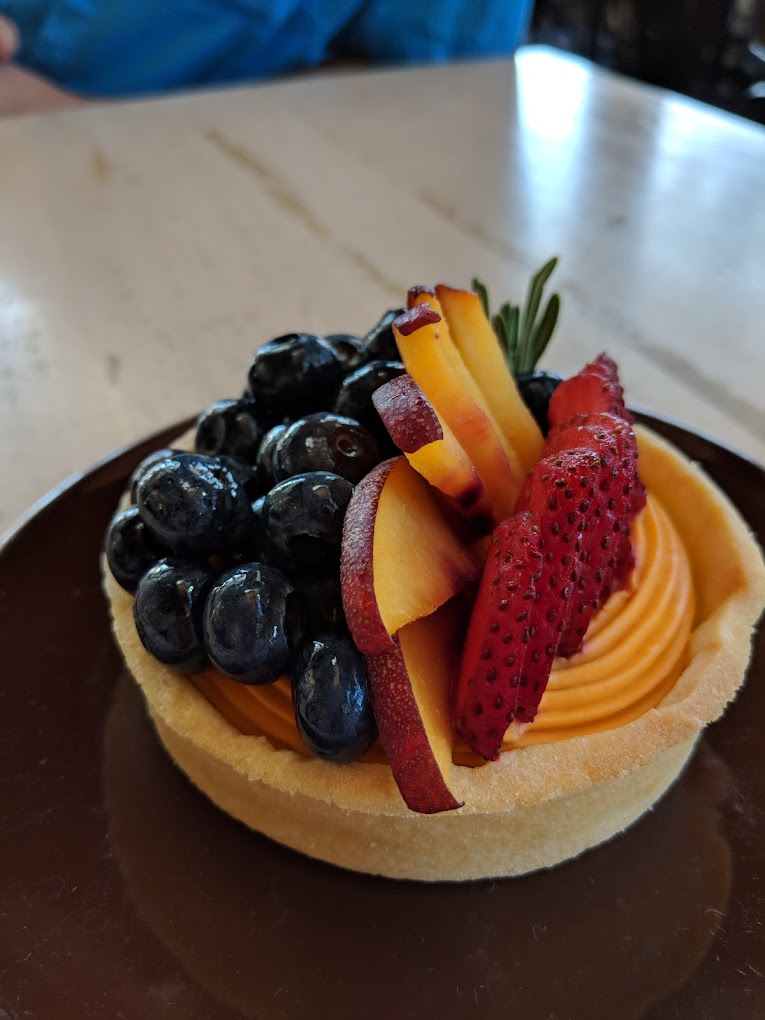 A delicious looking pastry.