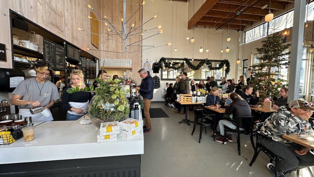 The interior of Sparrow Bakery Northwest in Bend, Oregon.