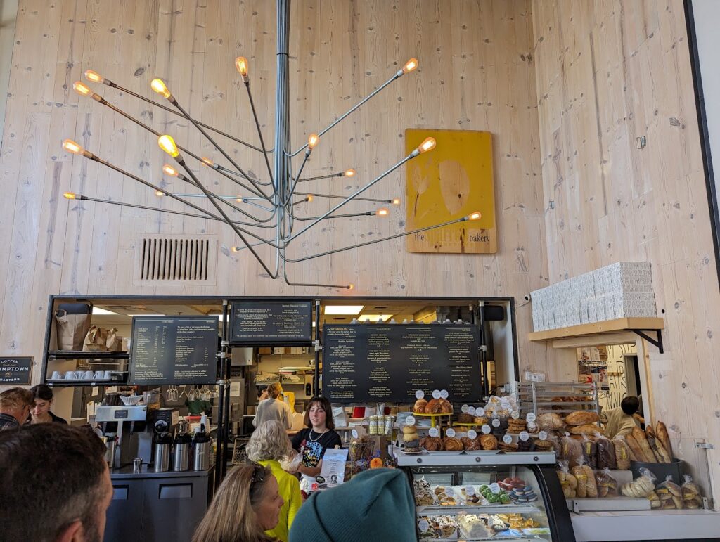 The interior of Sparrow Bakery Northwest in Bend, Oregon.