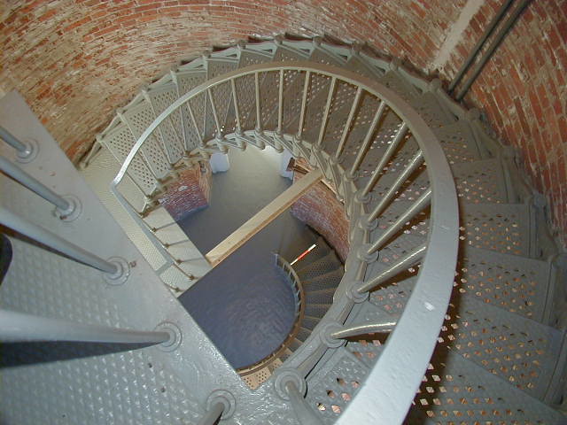 inside the lighthouse