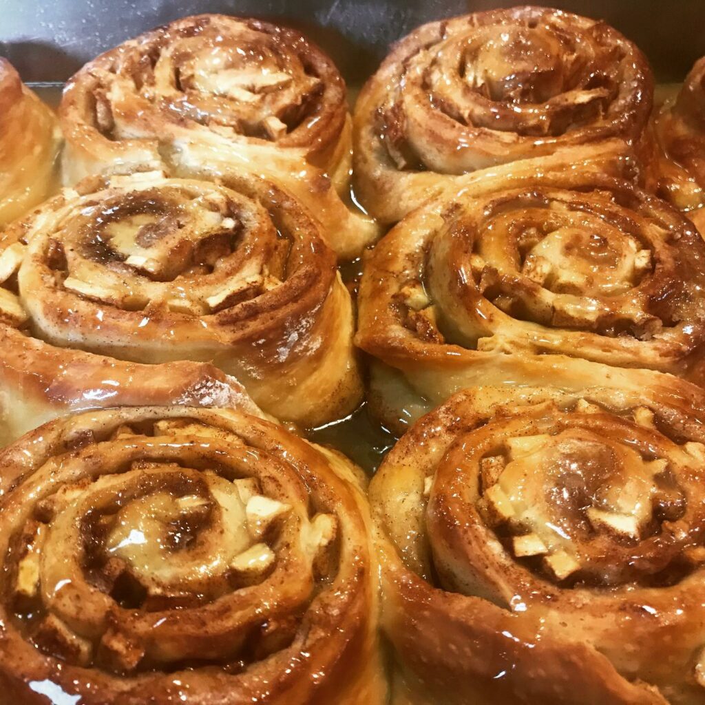 Cinnamon rolls.