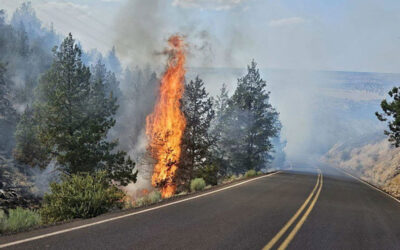 Raging Wildfire Near Madras Surpasses 5,000 Acres, 0% Contained