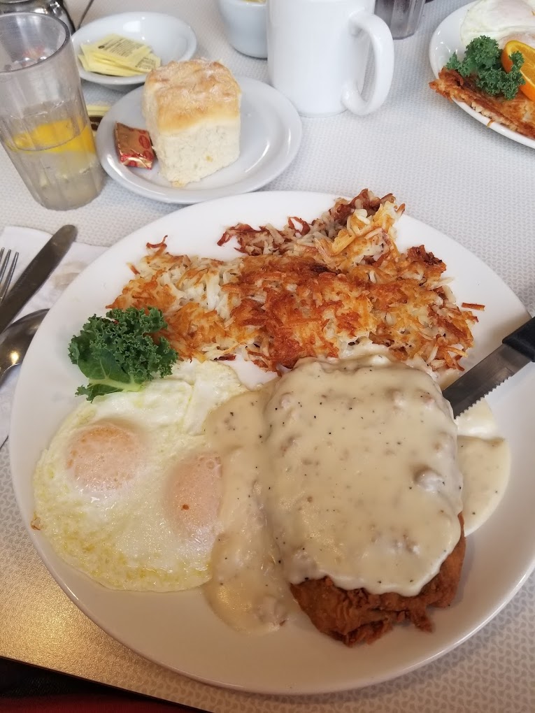 A delicious breakfast at Whites Restaurant.