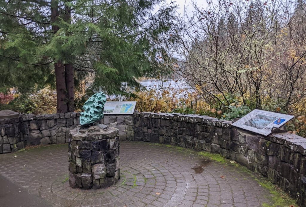 fields bridge park, willamette meteorite, west linn, missoula floods, oregon, columbia river gorge, geology, oregon history, interactive map,  prehistory, prehistoric floods