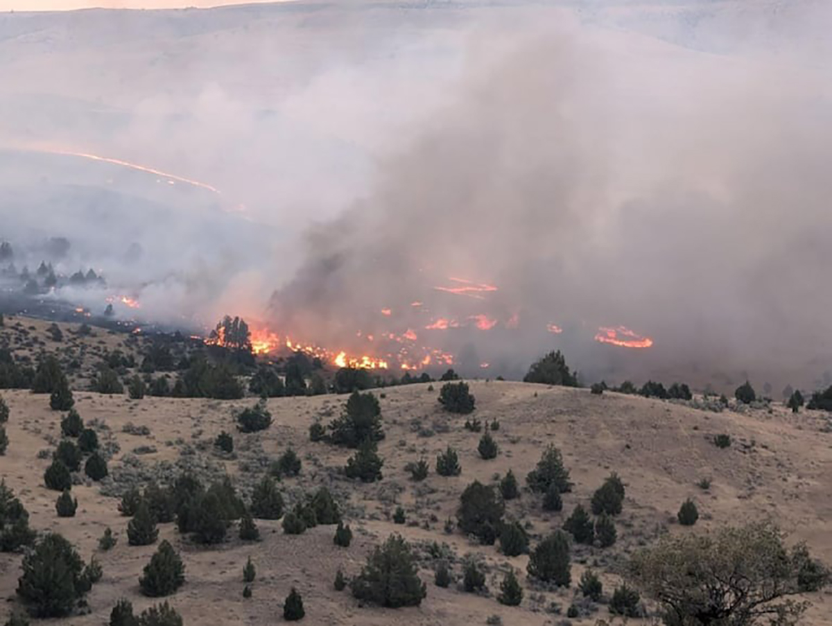 oregon wildfires wasco county