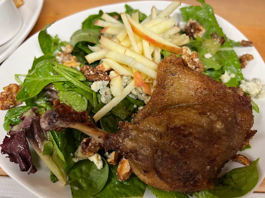 Duck confit salad