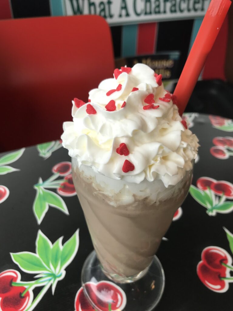 milkshake at Addi's Diner