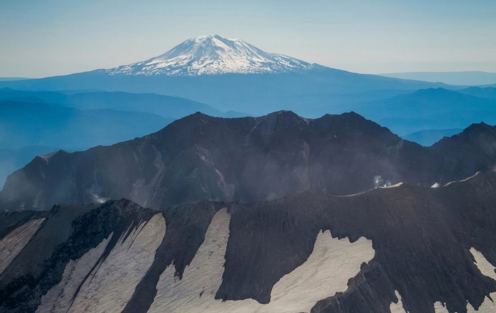 Mount Adams, Pacific Northwest, Cascade Mountain Volcanoes, Earthquakes, Oregon, Washington, Seismic Activity, Fall 2024