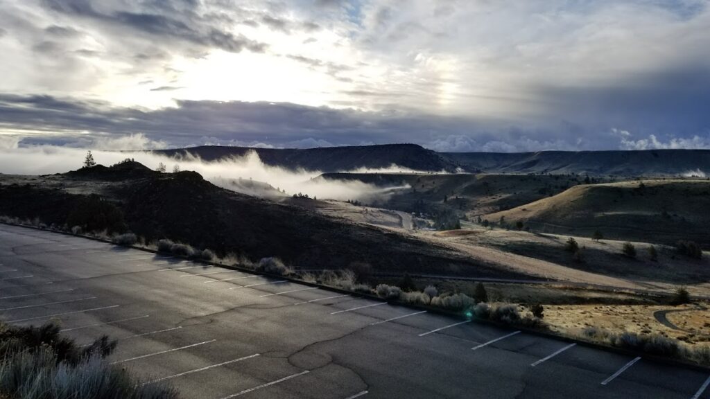 The beautiful view of the surrounding area around Kah-Nee-Ta.