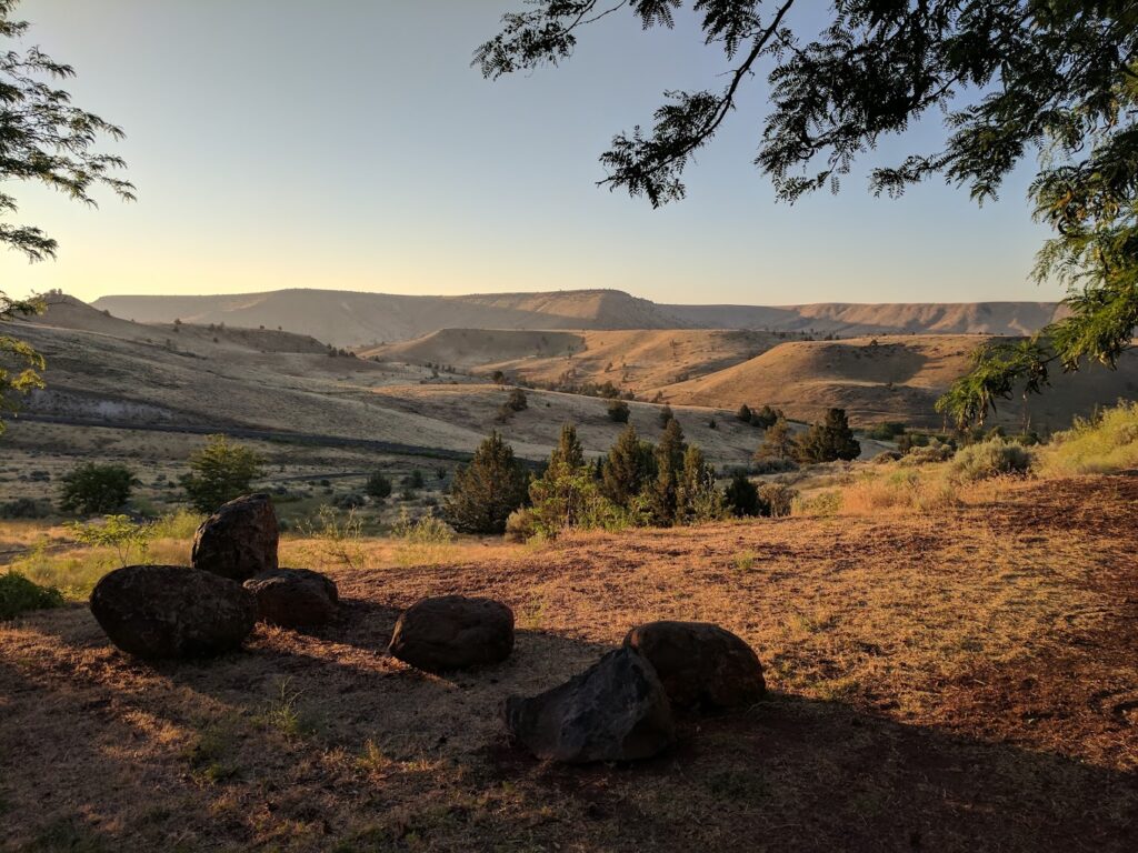 The beautiful view of the surrounding area around Kah-Nee-Ta.