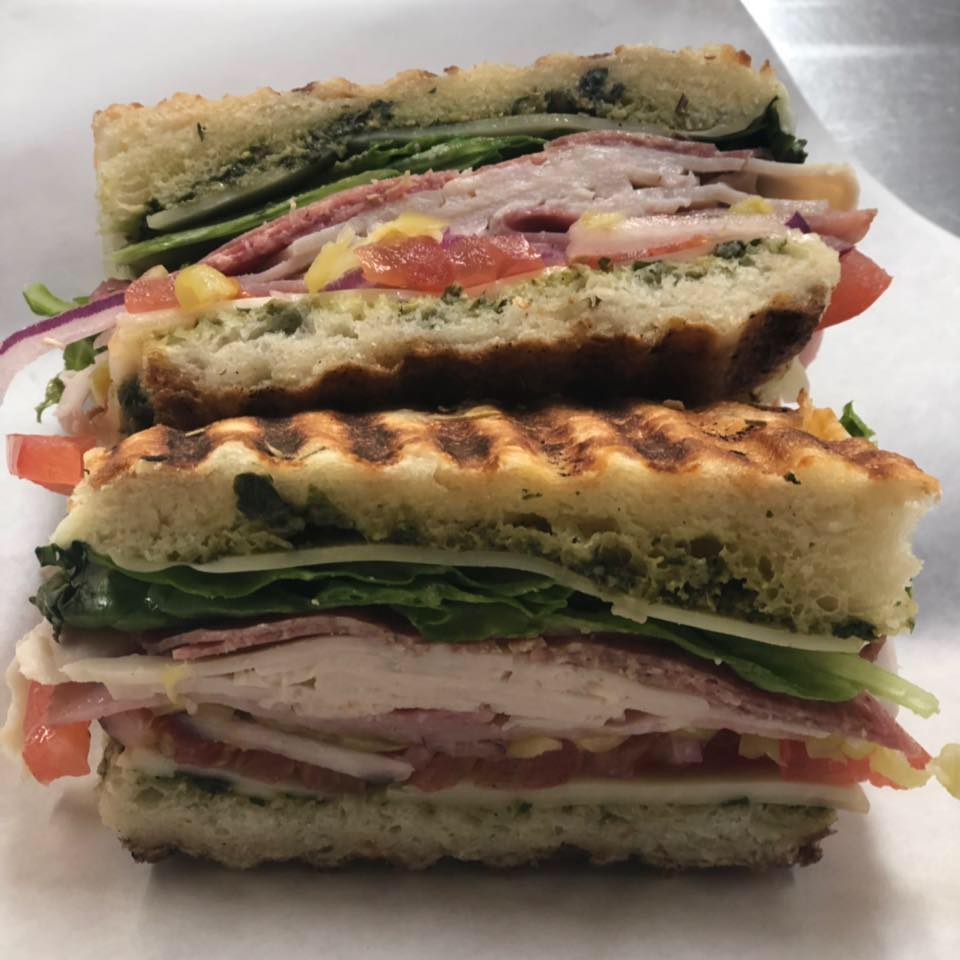 A delicious looking sandwich.